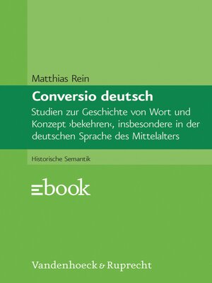 cover image of Conversio deutsch